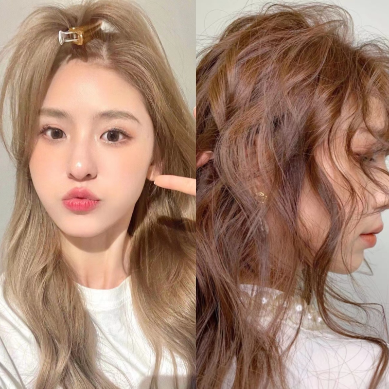 稻香茶色染发剂2022流行色自己在家染发膏女纯显白植物时尚色免漂