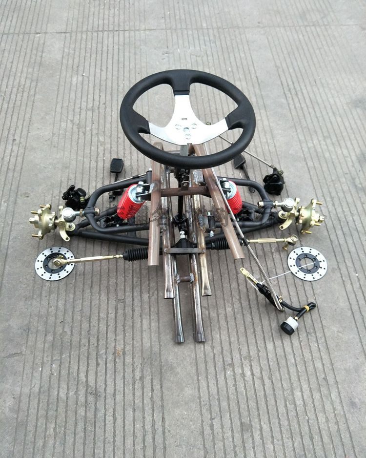 车前改装三轮四轮配件diy卡丁卡丁车悬挂沙滩摩托车车架