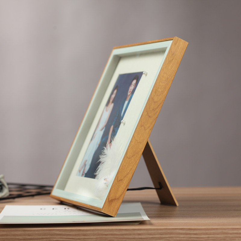 韩式婚纱照相框摆台定制结婚照片创意珍珠桌摆10寸客厅床头柜摆件