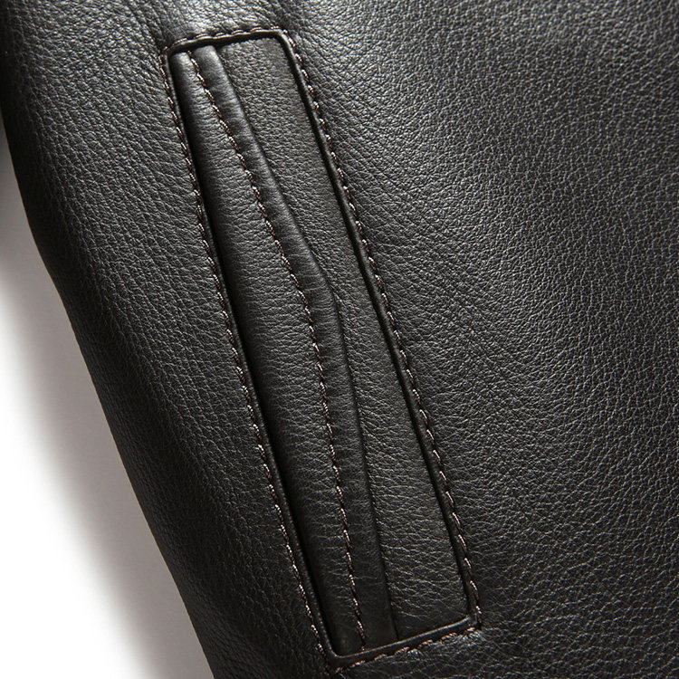 新西兰高端鹿皮真皮皮衣男款海宁皮夹克单皮秋冬装皮衣