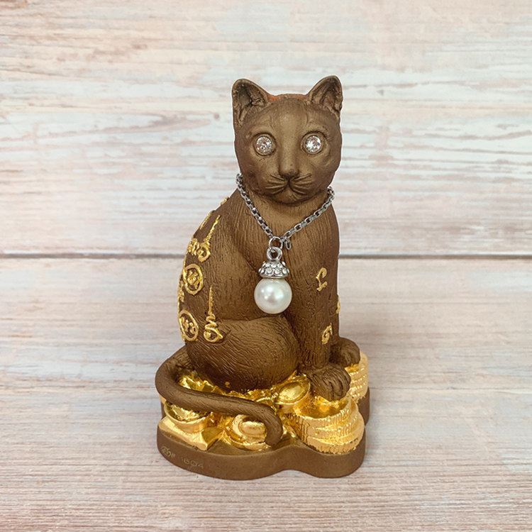 高高拉高拉泰国佛牌真品苏斌铜质猫猫泰国特色