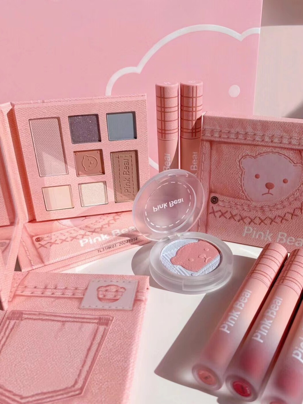 pinkbear唇釉显白持久哑光口红唇泥a411皮可牛仔唇彩