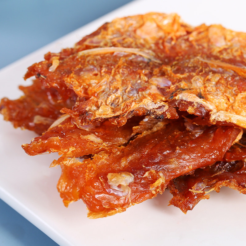 红娘碳烤香酥鱼干原味辣味即食蜜汁鱼片零食即食鱿鱼零食