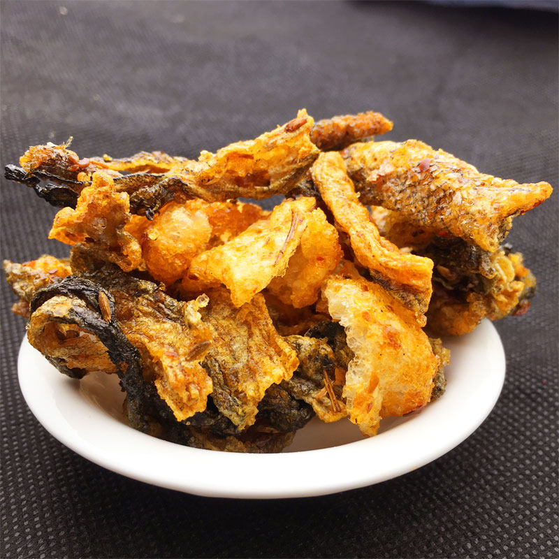 素食美亿天鲨鱼皮油炸炸鱼皮大豆制品辣条回忆零食面筋制品