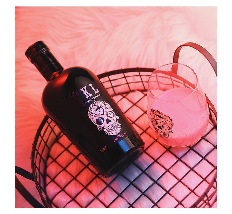 甜心恶魔草莓冰淇凌利利口酒700ml女生甜酒力娇力娇酒