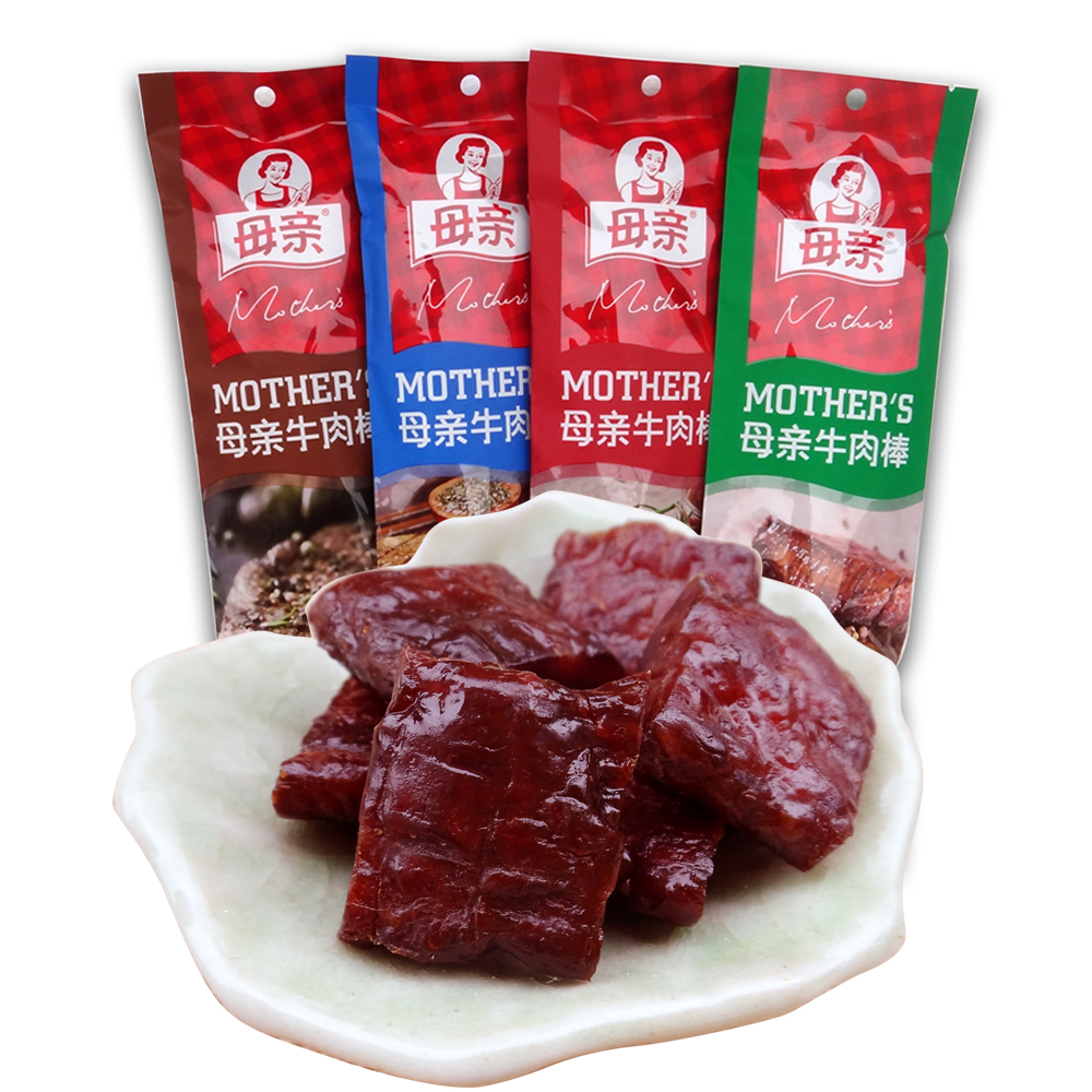 多省包邮母亲牛肉棒72g母亲牌牛肉干棒粒原味辣味黑胡椒烧烤