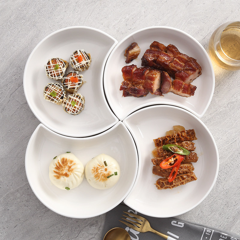 创意创意家家用摆盘餐具套装陶瓷拼盘菜盘深盘盘