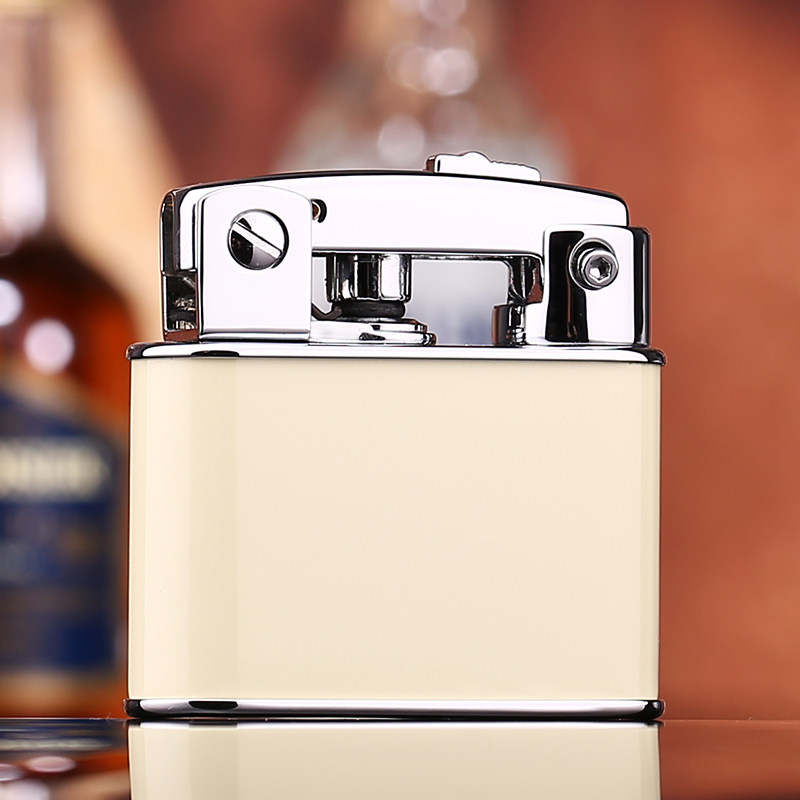 打火机日本王子煤油自动打火老式磕头prince全铜煤油打火机