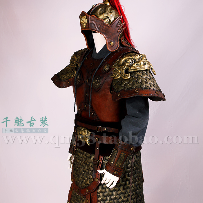 2016新款靴子古代将军战袍秦朝男士舞台cosplay民族服装