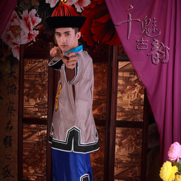 服装古装清朝衙役士兵舞台演出服影视捕快官兵民族服装