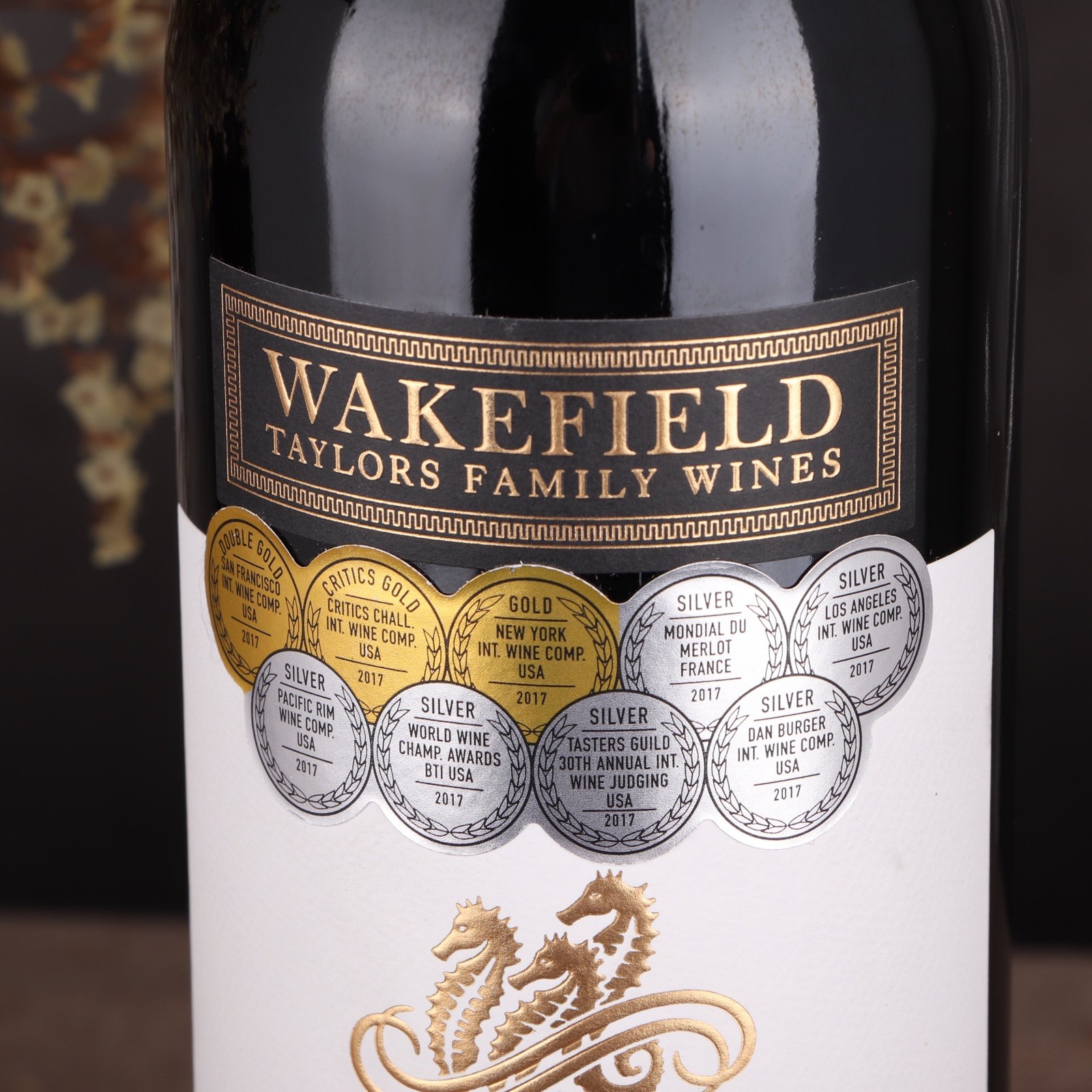 澳洲红酒威卡卡菲庄园美乐红葡萄酒wakefieldtaylors泰勒干红静态葡萄