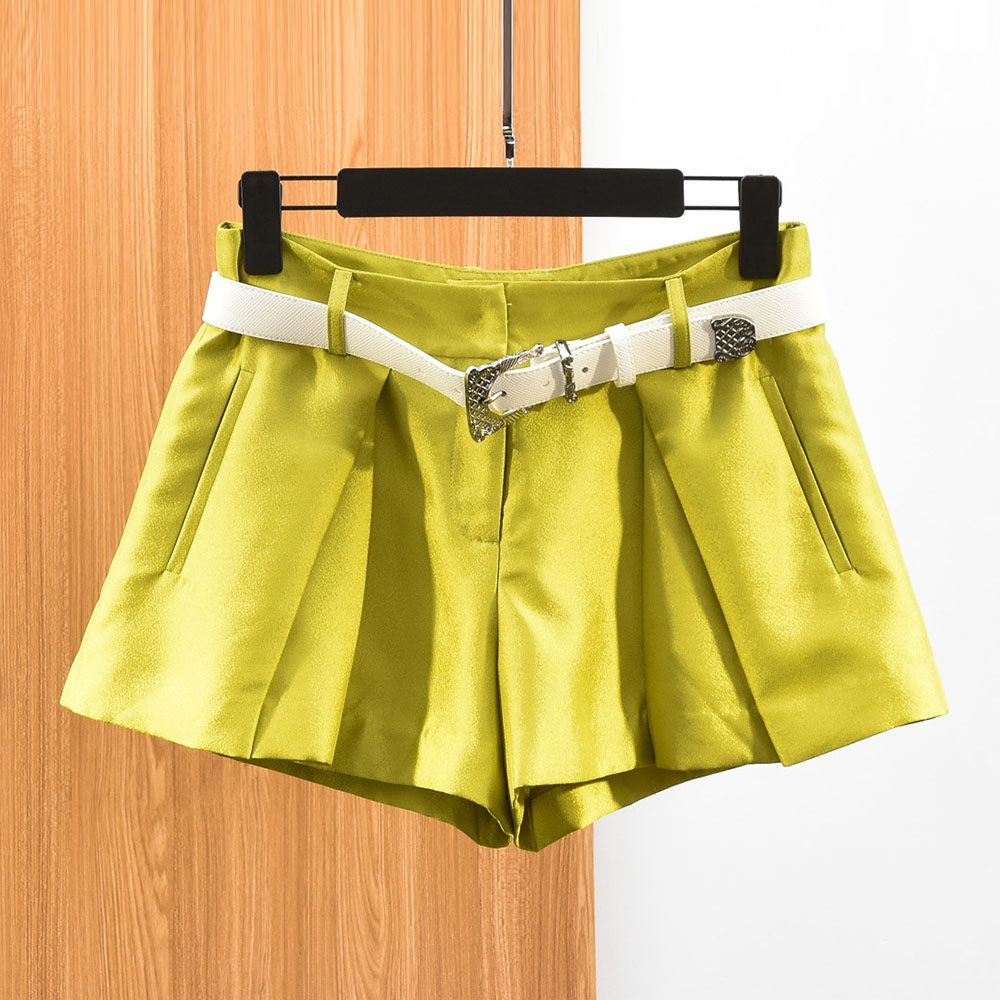 台湾女装jstn前面褶皱显腿细长显瘦百搭短裤休闲裤