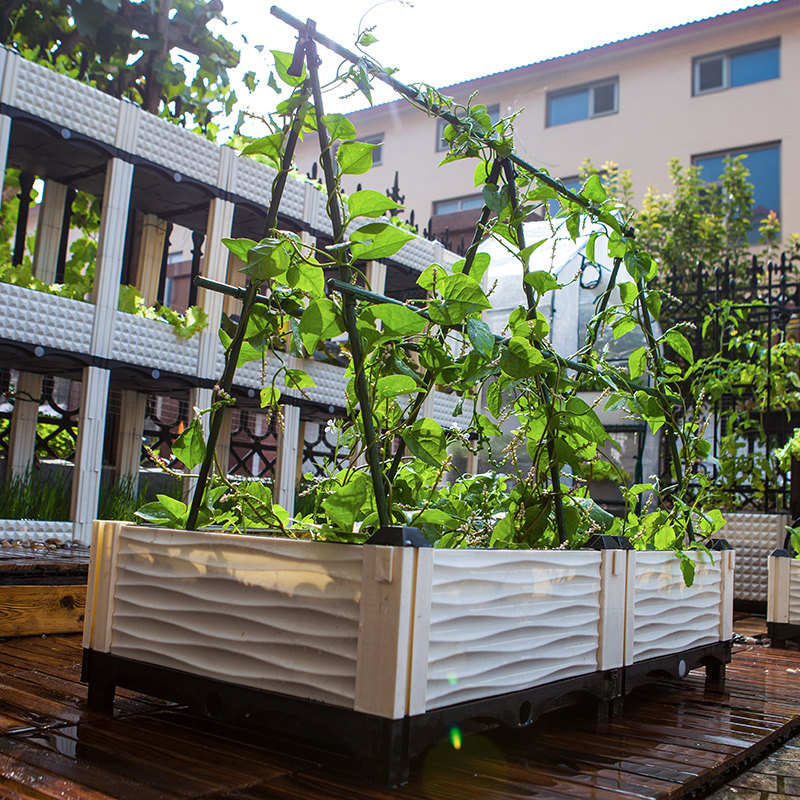 种植种菜蔬菜神器阳台箱种菜盆楼顶户外塑料花盆