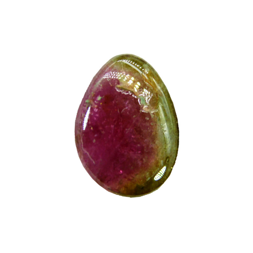 天然双色西瓜碧玺宝石裸石男女项坠吊坠挂坠其他