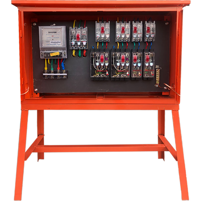 两路定制标准建筑建筑工工地临时二级配电箱电表强电布线箱