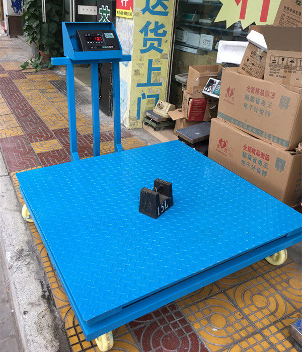 广东物流工厂车间专用电子磅高精确地磅1吨电子秤