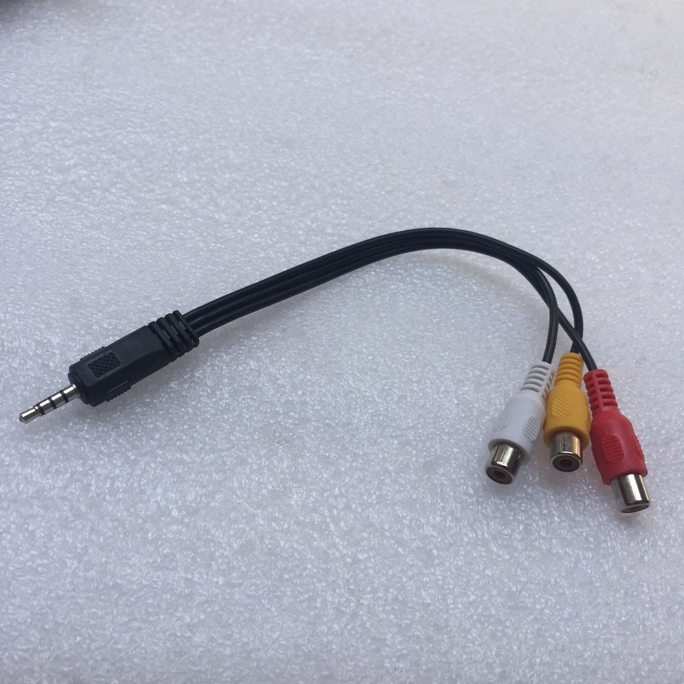 乐视电视 av输入 接口专用一分三视频线 3合1转接头 转接红黄白