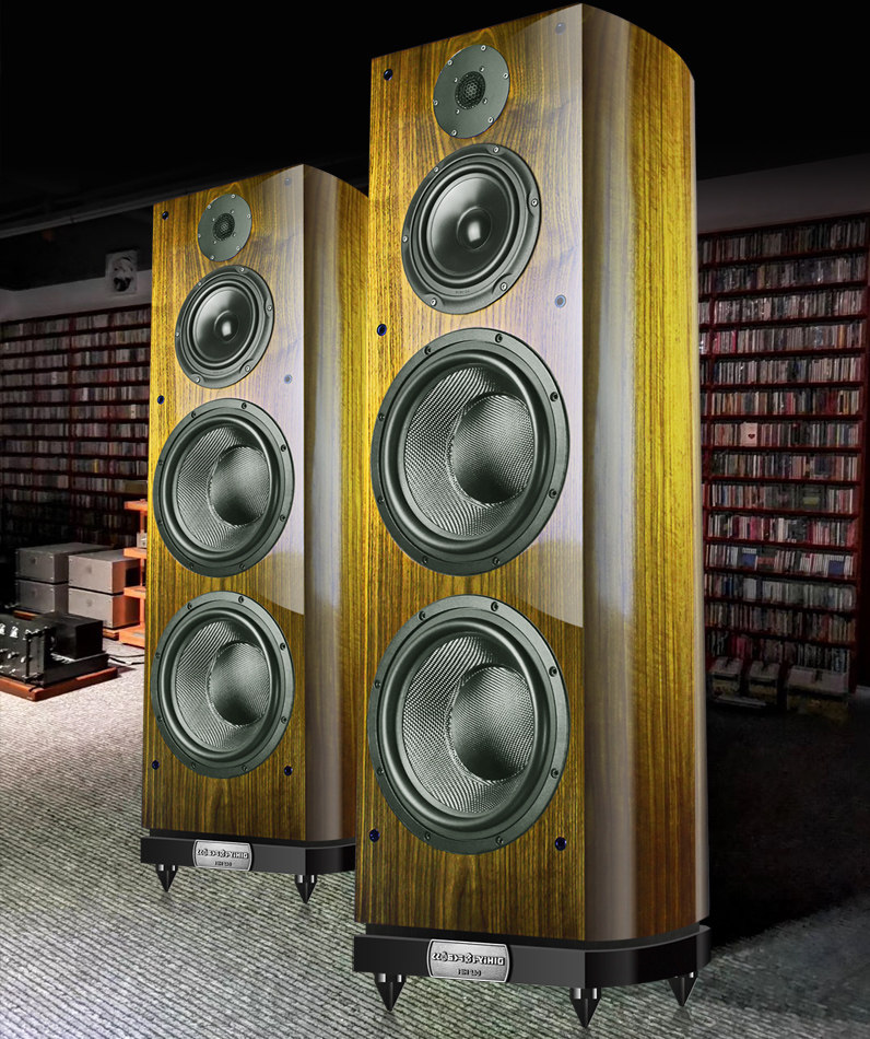 【hifi音箱】hifi家用双10寸木质无源落地音箱三分频发烧级