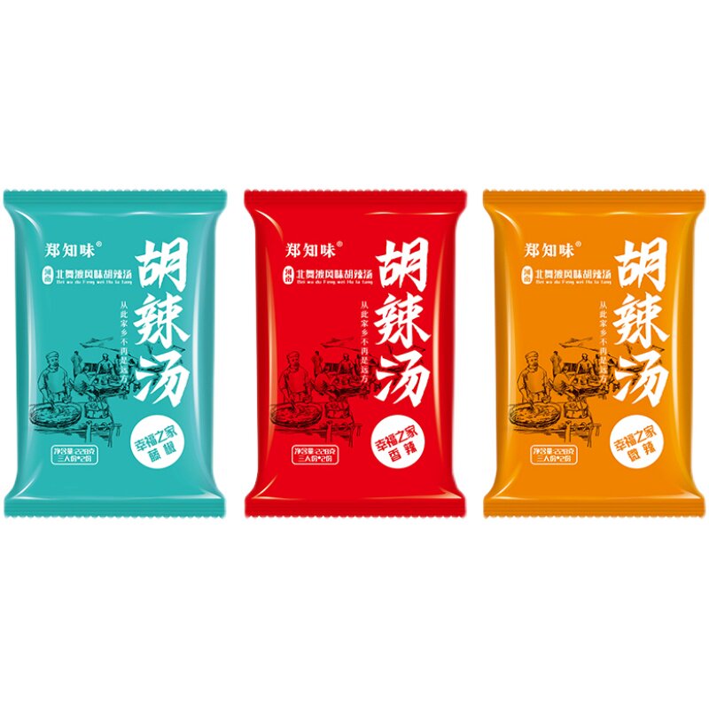 郑知味袋装胡辣汤料三人份拍2送1河南特产北舞渡非逍遥镇方中山