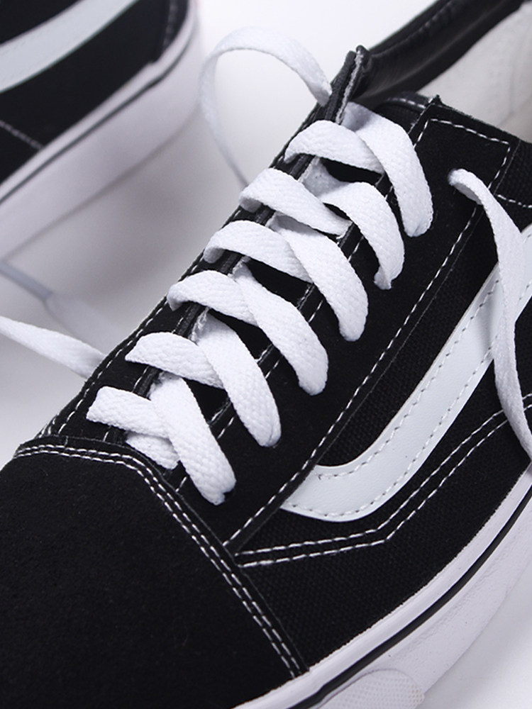 回力小白鞋 范斯高帮低帮帆布鞋 男 带绳女白色原装 适配万斯vans鞋