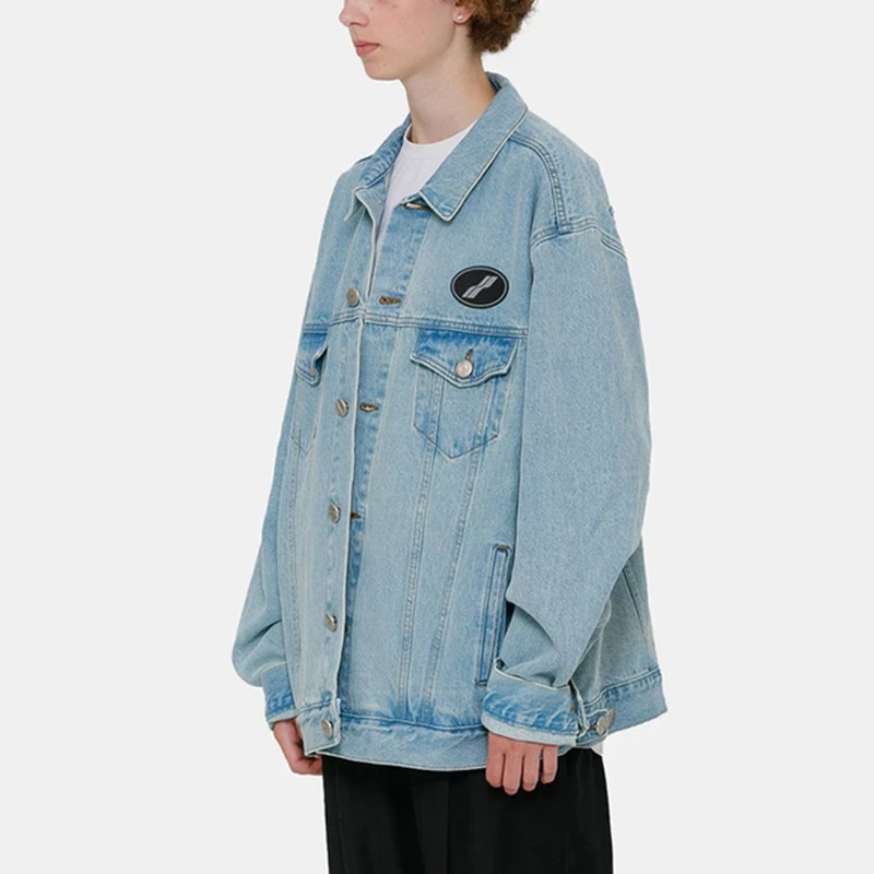 welldone长袖牛仔外套2021秋冬男女女同正品we11done夹克