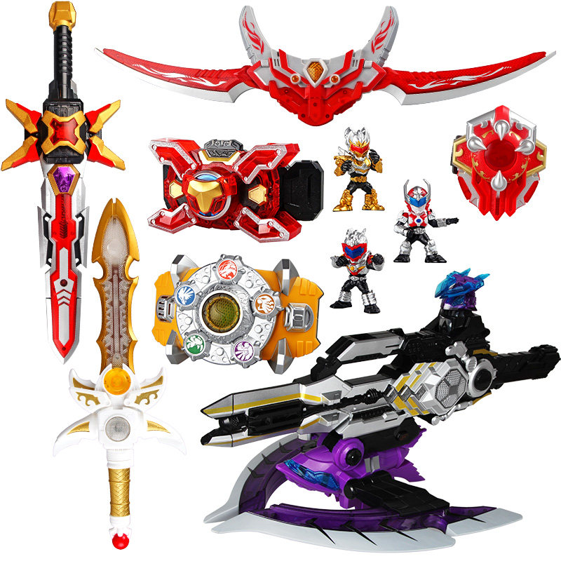 奥迪双钻铠甲勇士召唤器捕将卡魄玩具武器套装搏狮爪翅蜂锥鳍鲨刃