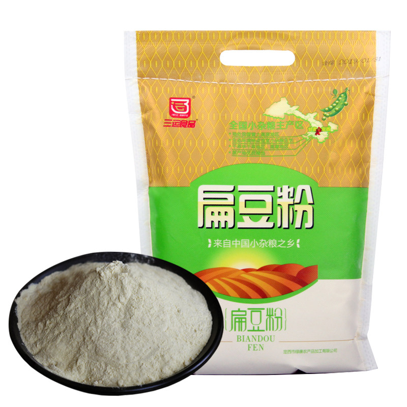 甘肃特产通渭扁豆面粉小扁豆面粉杂粮扁豆面家用3斤装纯扁豆面粉