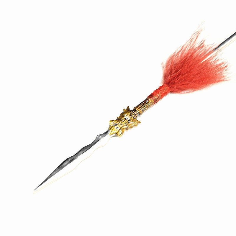 龙胆龙青釭武器兵人12寸剑龙亮银枪赵云兵器三国兵人专区