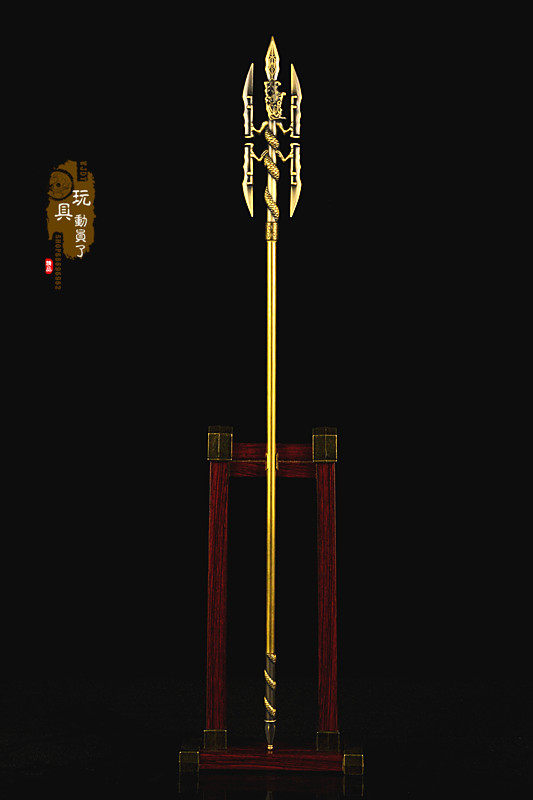 16古代兵器武器模型西楚霸王项少羽破阵霸王枪龙胆盘龙三叉枪