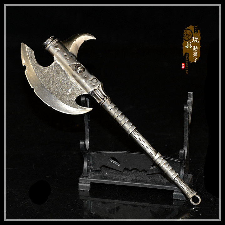 战斧配件兵人鬼斧钩斧碎魂板斧人马斧王手模型兵人专区