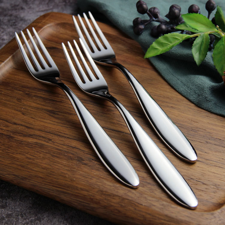 西餐叉子出口欧洲1810不锈钢牛排牛扒餐叉餐具包邮西餐餐叉