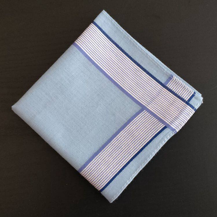 纯棉5条包邮男士纯色缎纹全棉柔软擦汗手帕手帕