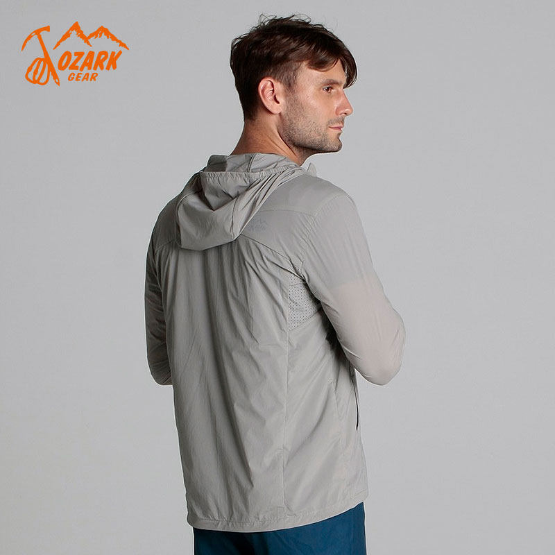 防晒ozark奥索卡春夏新品户外男款轻薄防水皮肤防晒衣