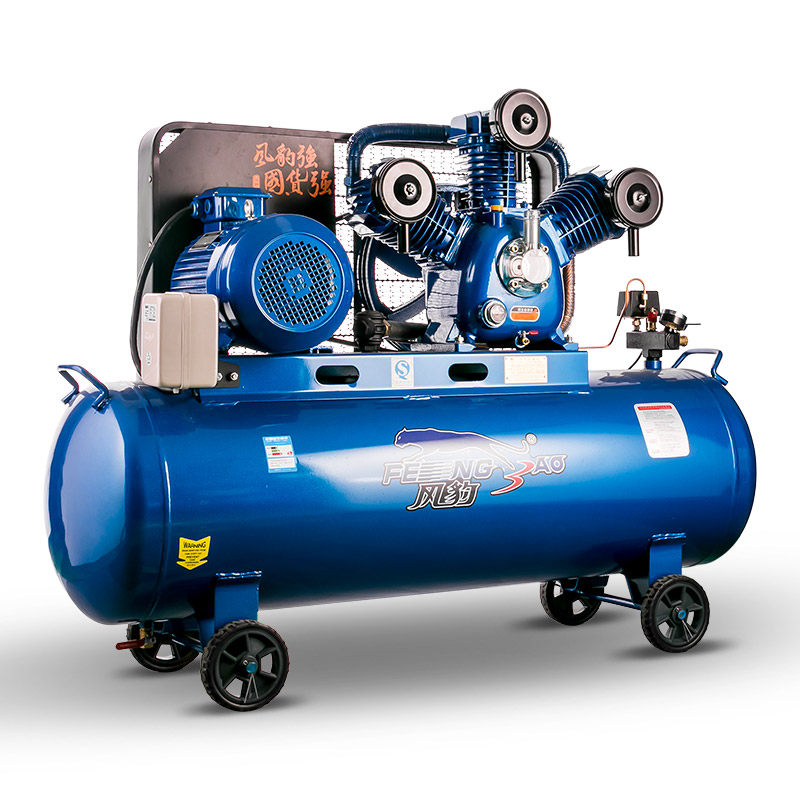 上海风豹空压机铜芯7.5kw大功率活塞气泵380v空气冲气泵