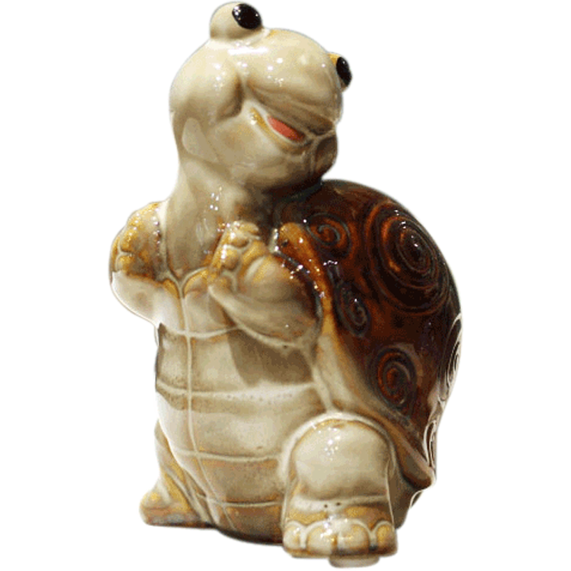彩色釉陶陶瓷小乌龟工艺摆件家居家居装饰装饰品客厅摆件