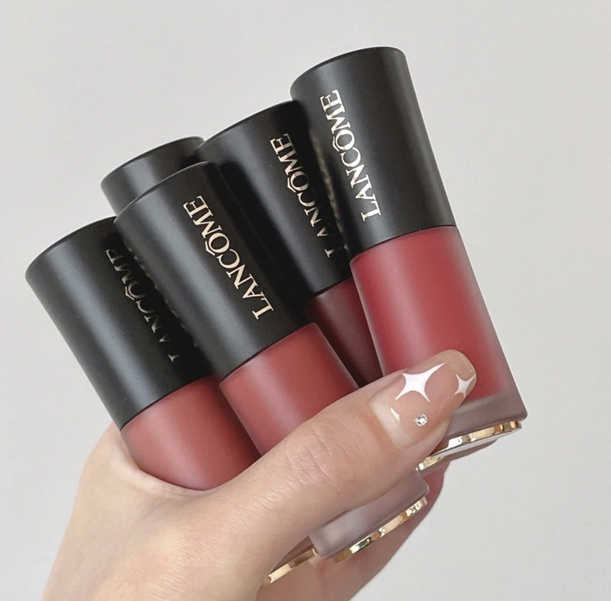 196新款菁纯柔雾哑光染唇液唇釉288274兰蔻lancome888口红