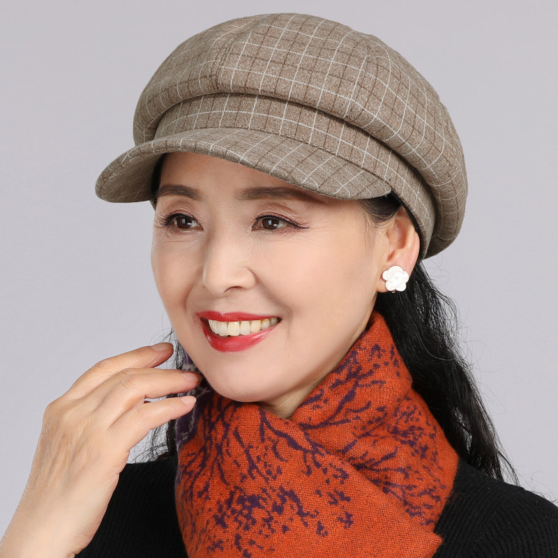 帽子中年八角洋气秋季天女年秋天年秋女帽妈妈帽子