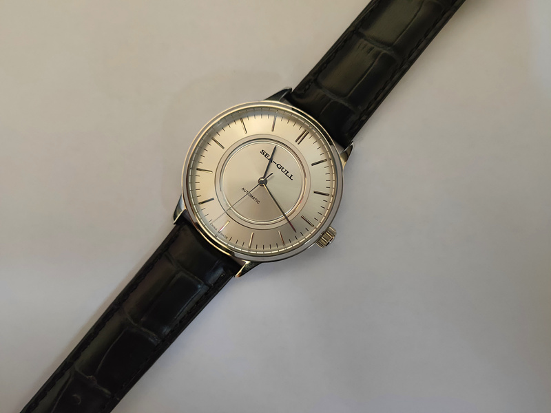 海鸥手表纤薄全自动机械表男表819.12.6013腕表6013系列商务休闲