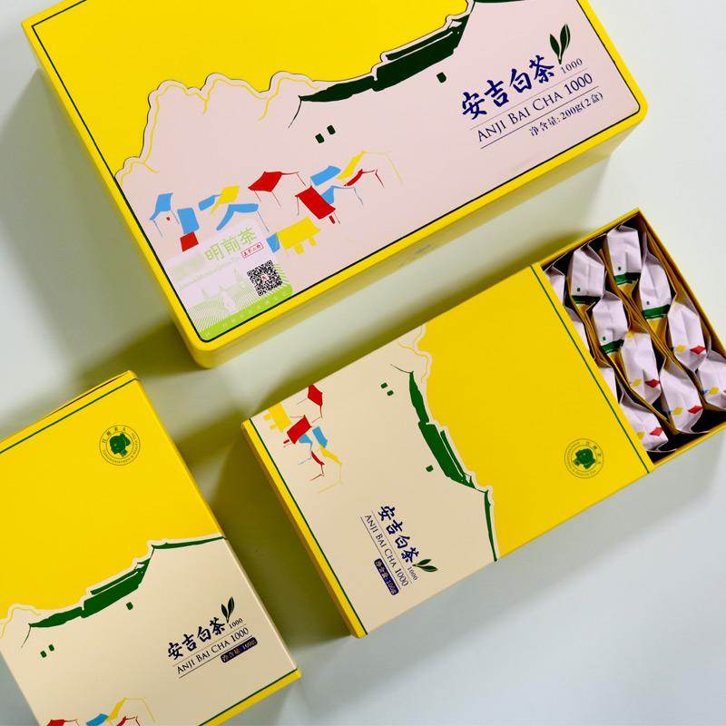日春茶业明前绿茶安吉白茶1000200克小包包装安吉白茶