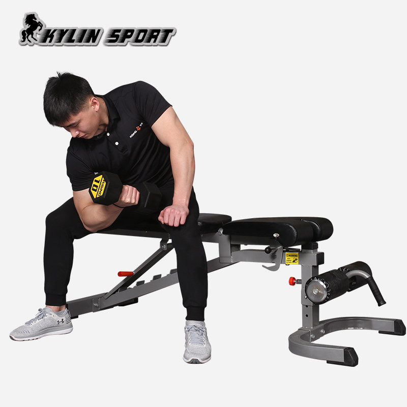多功能商用家用小飞鸟哑铃举重仰卧起坐健身房器材健身仰卧板