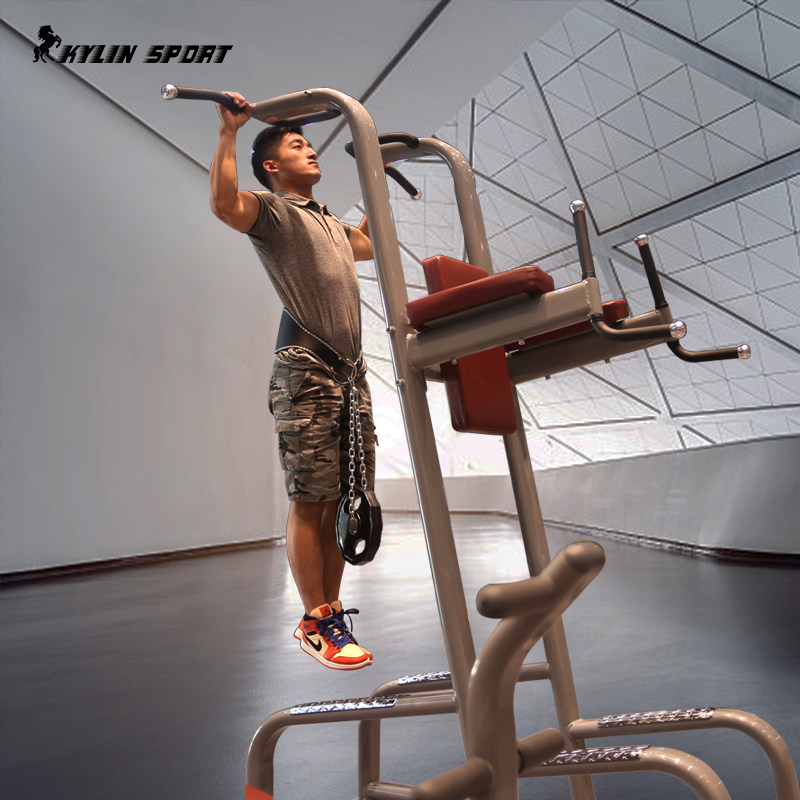 负重腰带加粗铁链双杠引体向上带挂杠铃健身房负重装备