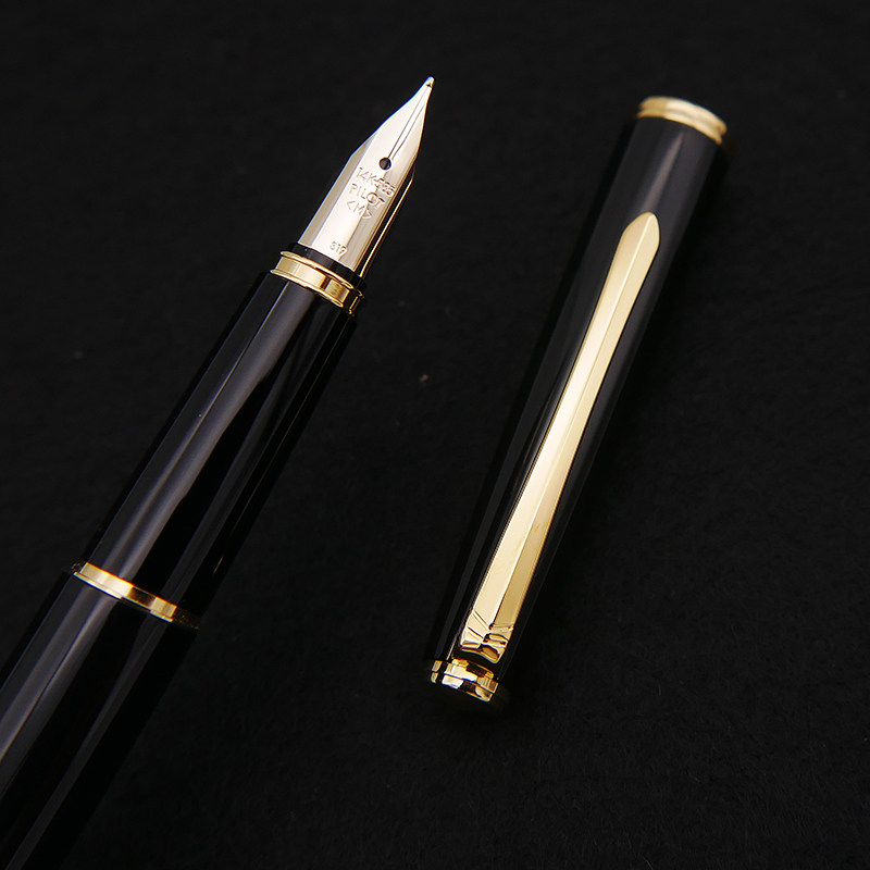 日本一航pilot黄铜豪华14k金笔百乐钢笔金属钢笔