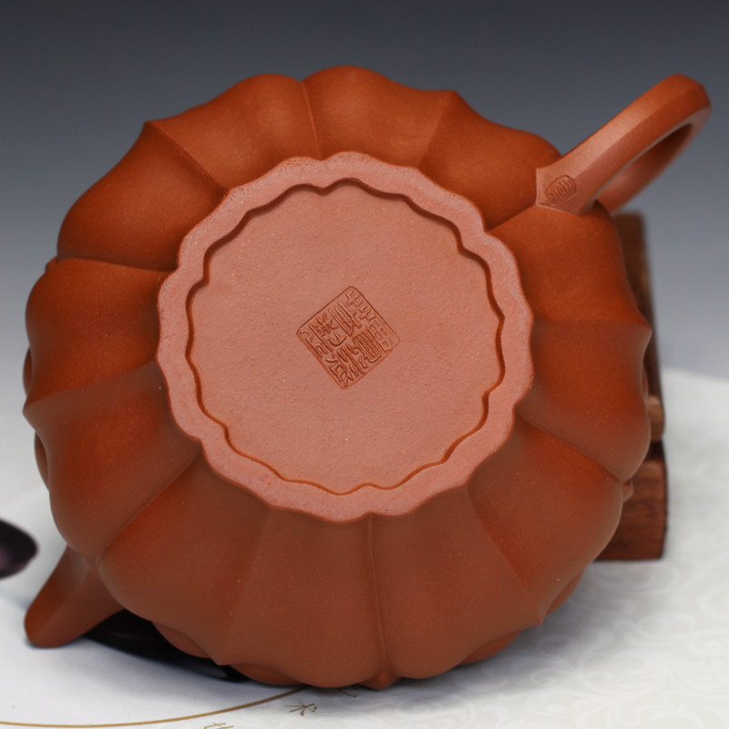 合菱手工紫砂壶筋囊赵庄朱原矿工艺益芳贾益芳美术师茶壶