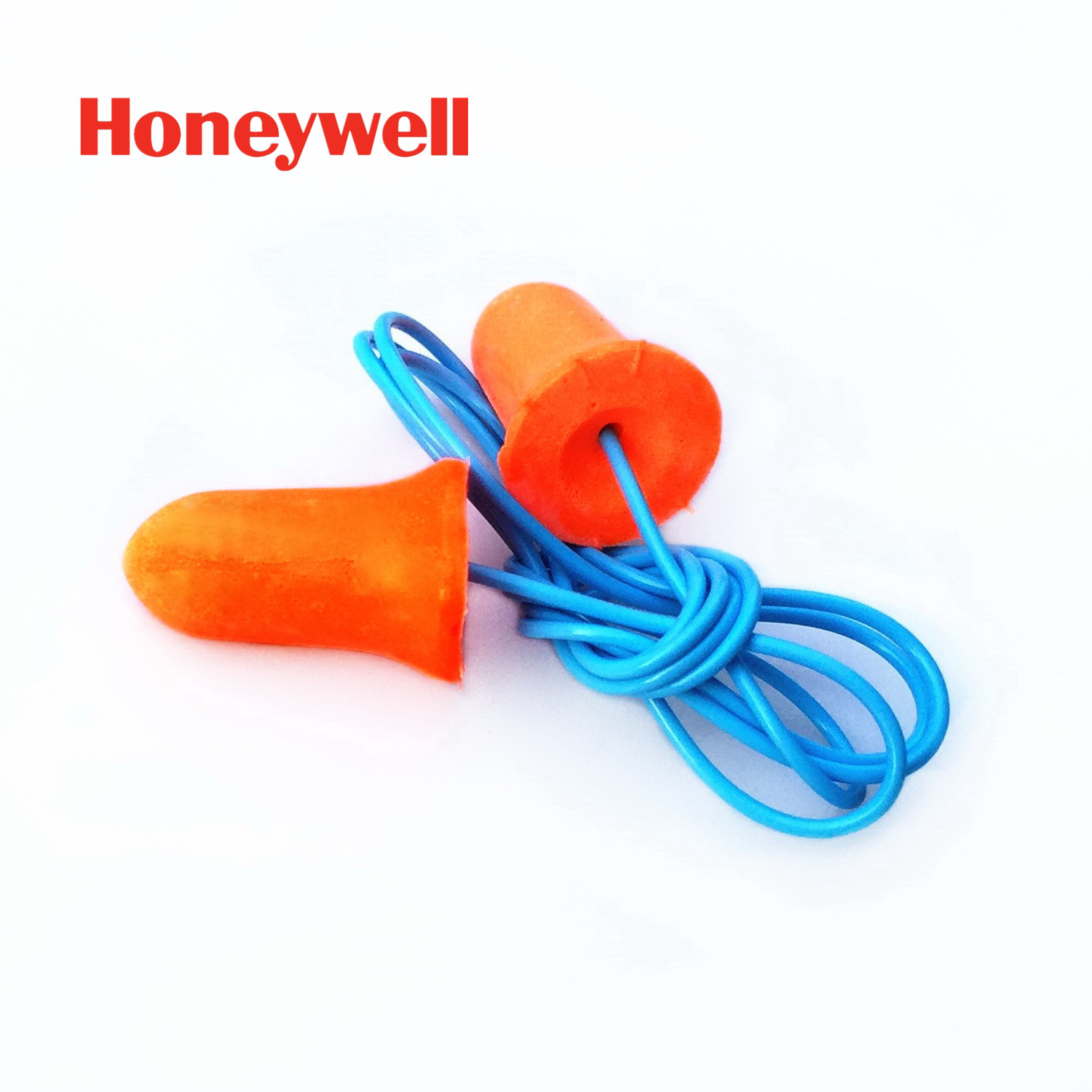 橘色带线防噪音耳塞降噪耳塞睡眠耳塞独立包装发泡抗噪 honeywell