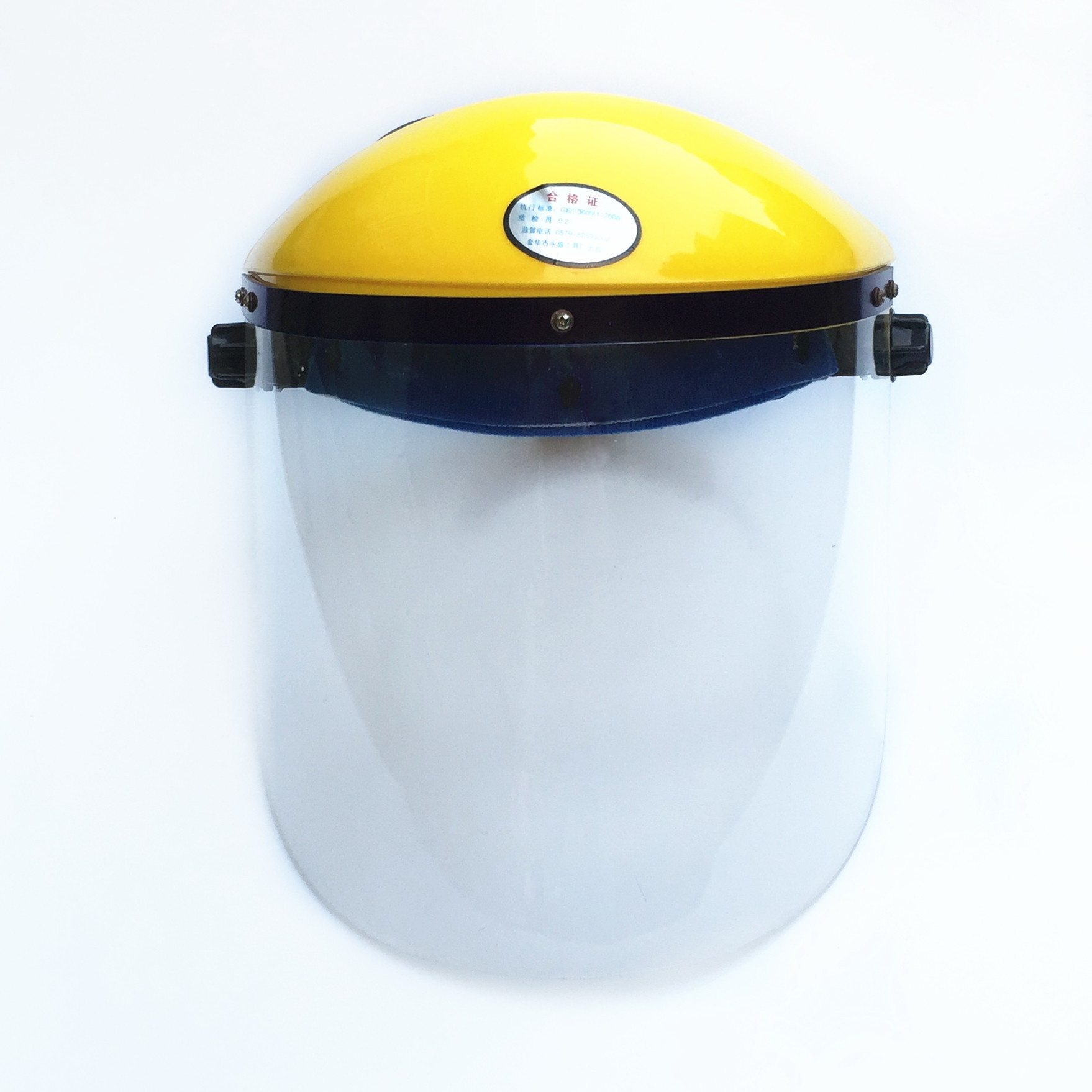 防护面罩包邮金焊有机头盔面屏透明飞溅隔热防护面具