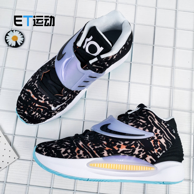 nikezoomkd14ep杜兰特14代男子男子气气垫中帮篮球鞋