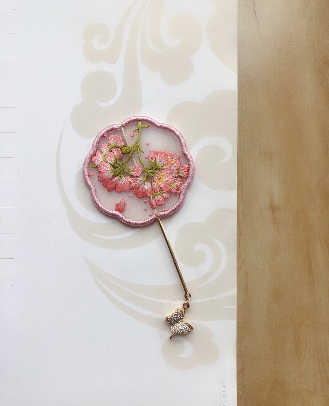 精致创意苏绣书签文创小礼礼品纪念品复古古典苏绣