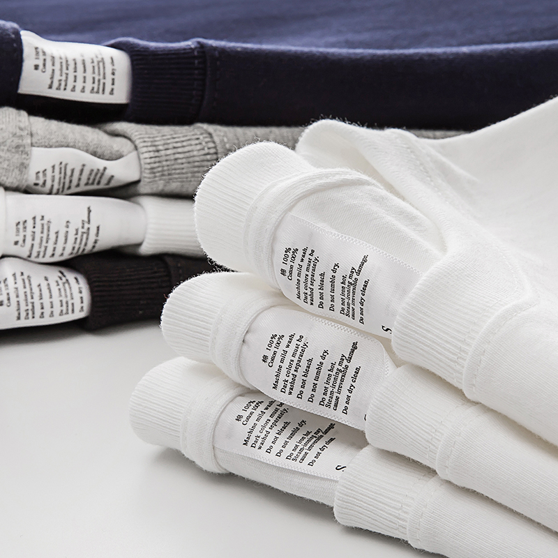 300g重磅纯色短袖t恤圆领厚实不透纯棉打底衫纯白夏男女厚款品质t