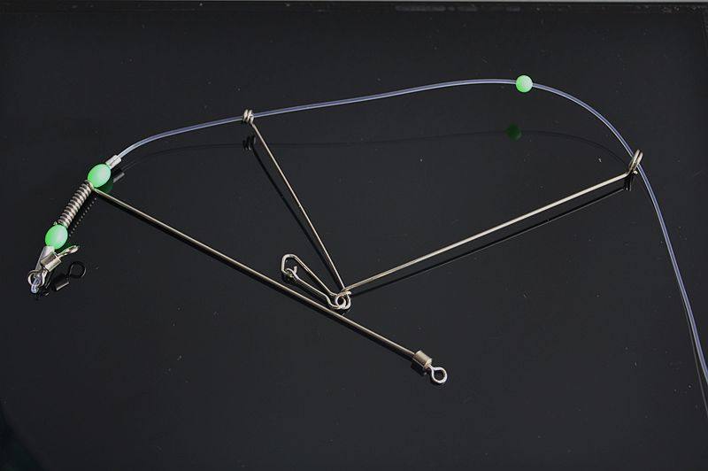 海钓配件 不锈钢天平串钩沉船海钓订制线组支架单刀挑钓鱼配件