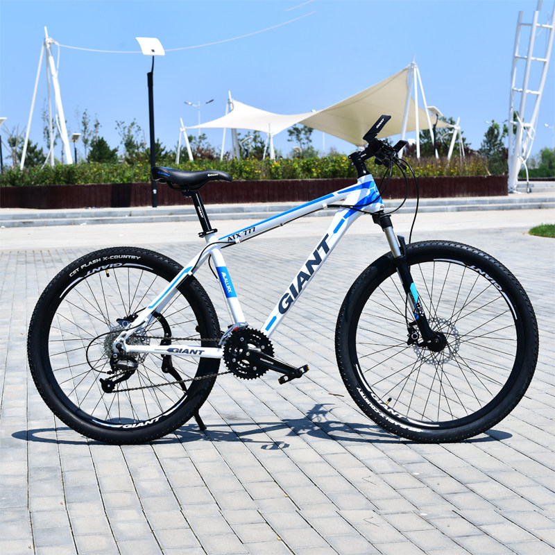 捷安特全新山地车自行车atx777男女式变速学生铝合金27速油碟刹